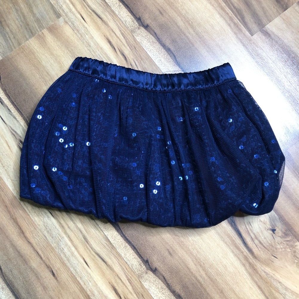 Baby GAP blue bubble skirt with tulle and sequins size 12/18 Months